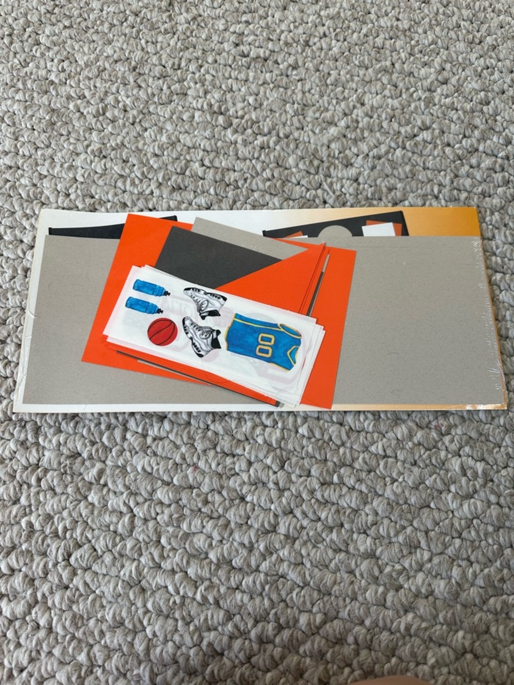 NIP Creative Memories Sports Scrapbooking Items-Basketball/Football/Volleyball - Picture 3 of 9